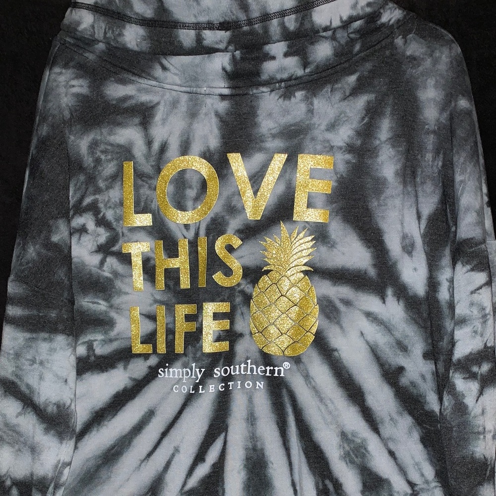 black and grey tie dye jacket
